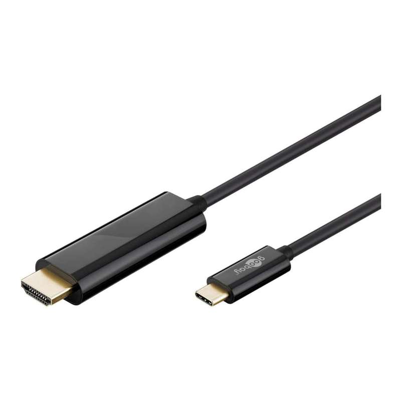 Goobay 77528 Type-C to HDMI Cable 1.8m Black