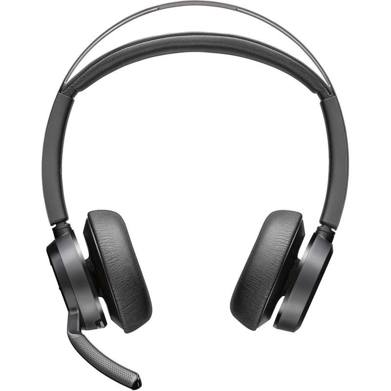 Poly Voyager Focus 2 Microsoft Teams Certified USB-A Headset with Charging Stand 77Y87AA