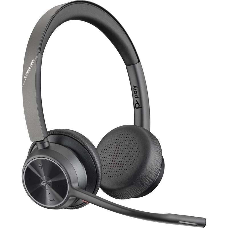 Poly Voyager 4320-M Microsoft Teams Certified Headset with Charge Stand 77Z00AA
