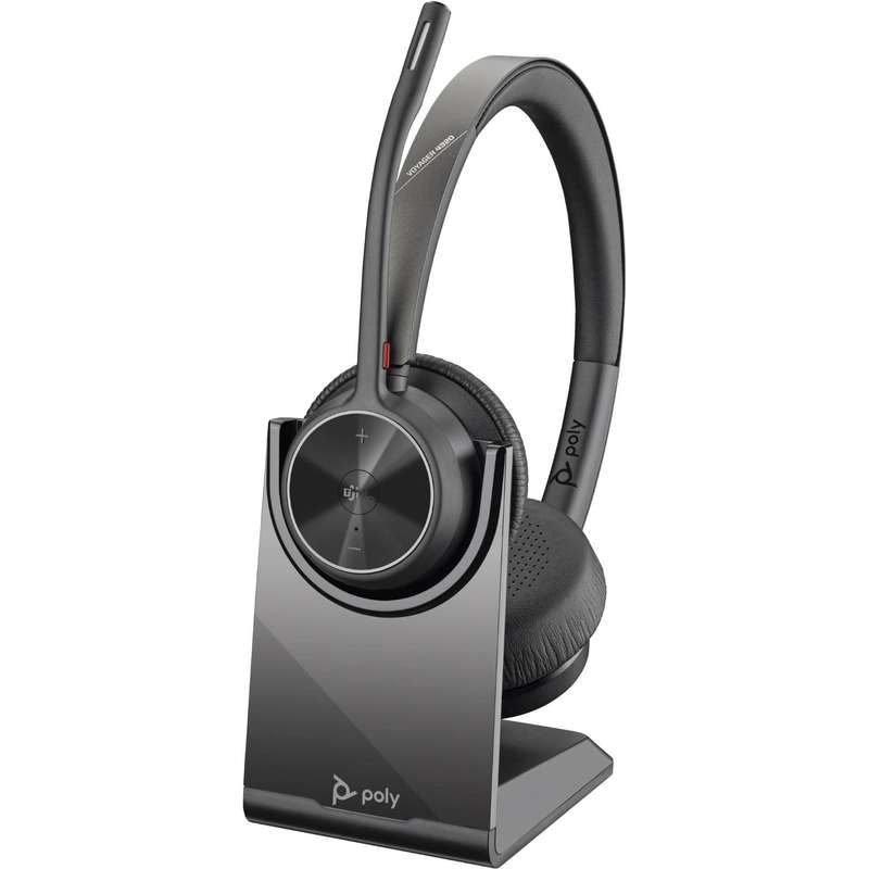Poly Voyager 4320-M Microsoft Teams Certified Headset with Charge Stand 77Z00AA