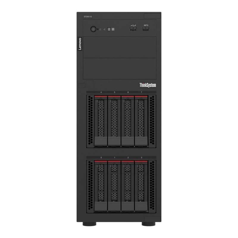 Lenovo ThinkSystem ST250 V3 Tower Server - Intel Xeon E-2436 32GB RAM 800W
