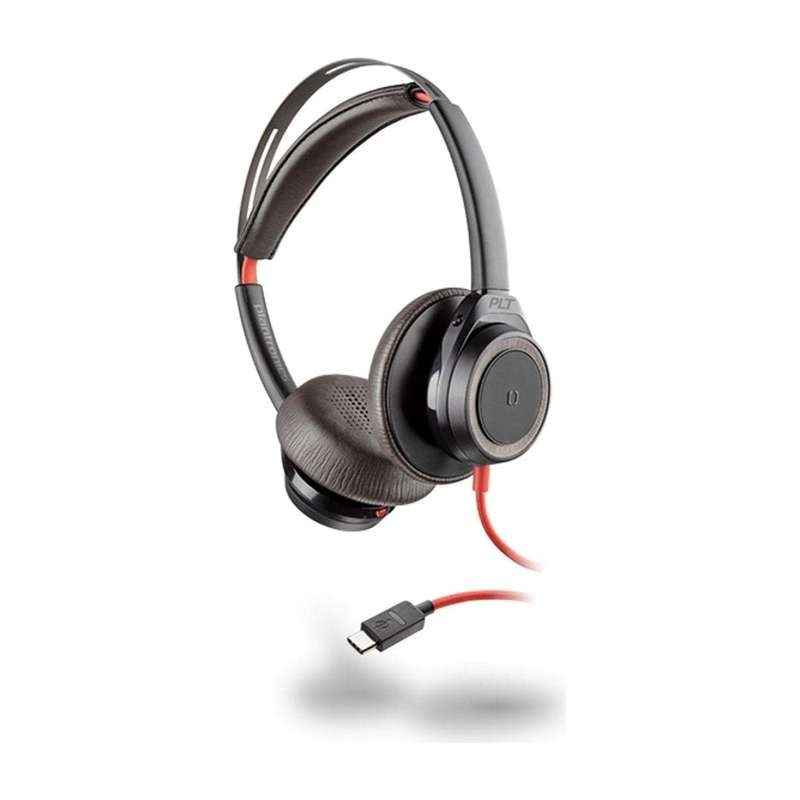 Poly Blackwire 7225 Wired Stereo Headsets Black 7S4M8AA