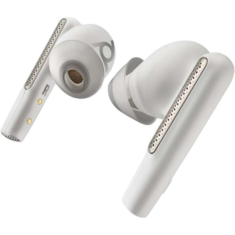 Poly Voyager Free 60 UC M Earbuds with BT700 USB-A Adapter - White Sand 7Y8L5AA