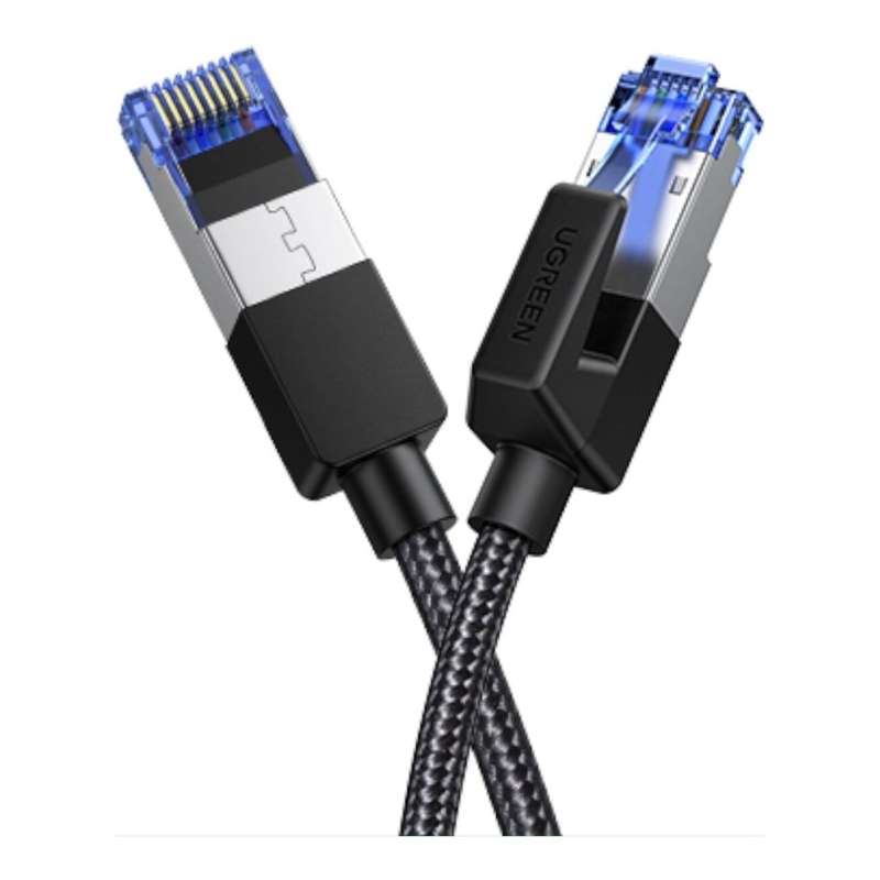 Ugreen Cat8 40 Gbp/s Nylon Braided Ethernet Cable with Modular Plugs Black 80432