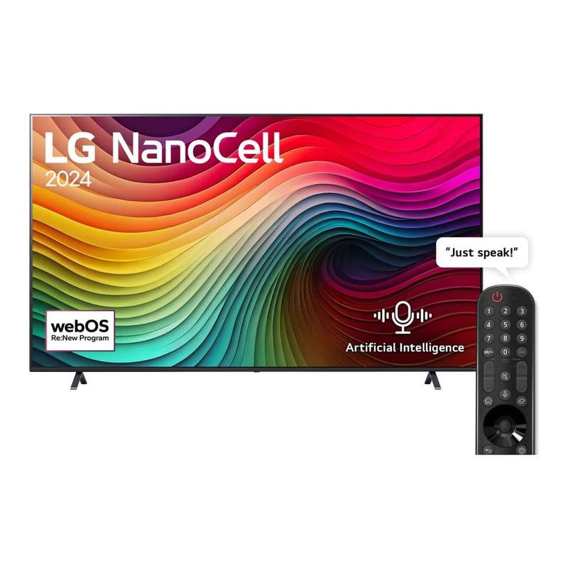 LG NanoCell NANO80 86-Inch 4K UHD AI Smart TV 86NANO80T6A