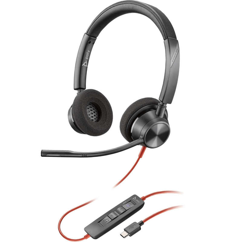 Poly Blackwire 3320 Stereo Microsoft Teams Certified USB-C Headset 8X220AA