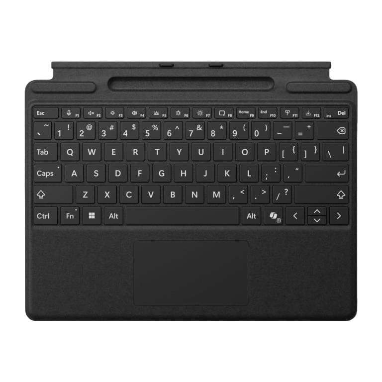 Microsoft Surface Pro Type Cover with Copilot Key and Pen Storage Black 8XB-00151