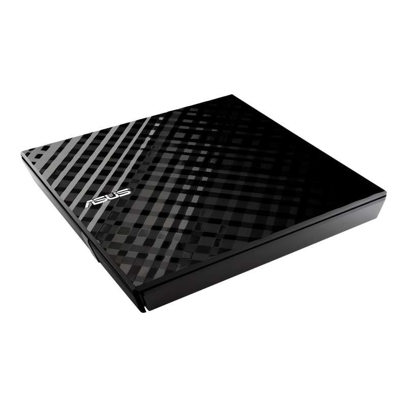 ASUS SDRW-08D2S-U LITE Portable 8X DVD R/RW DVD Burner with M-DISC support Black 90-DQ0435-UA221KZ