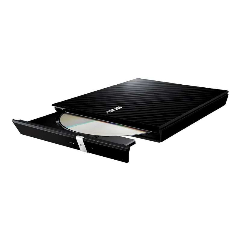 ASUS SDRW-08D2S-U LITE Portable 8X DVD R/RW DVD Burner with M-DISC support Black 90-DQ0435-UA221KZ