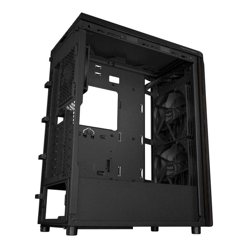 ASUS ProArt PA401 Wood Edtiton ATX Tower Case with Tempered Glass Panel 90DC00M0-B39000