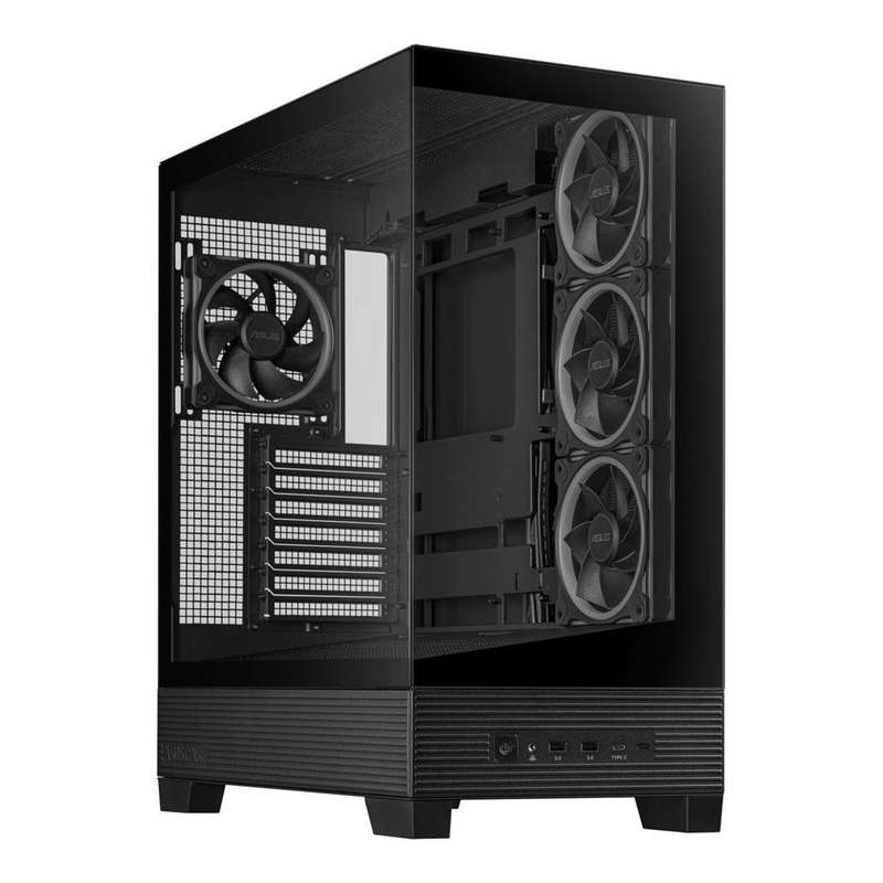 ASUS A31 Plus TG ARGB Black Midi Tower PC Case 90DC00R0-B19000