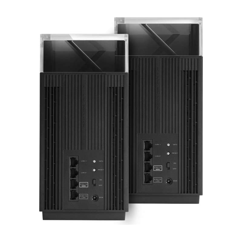 ASUS ZenWiFi Pro XT12 Wireless Router - Tri-band 2.4GHz and 5GHz Gigabit Ethernet 2-pack 90IG06U0...