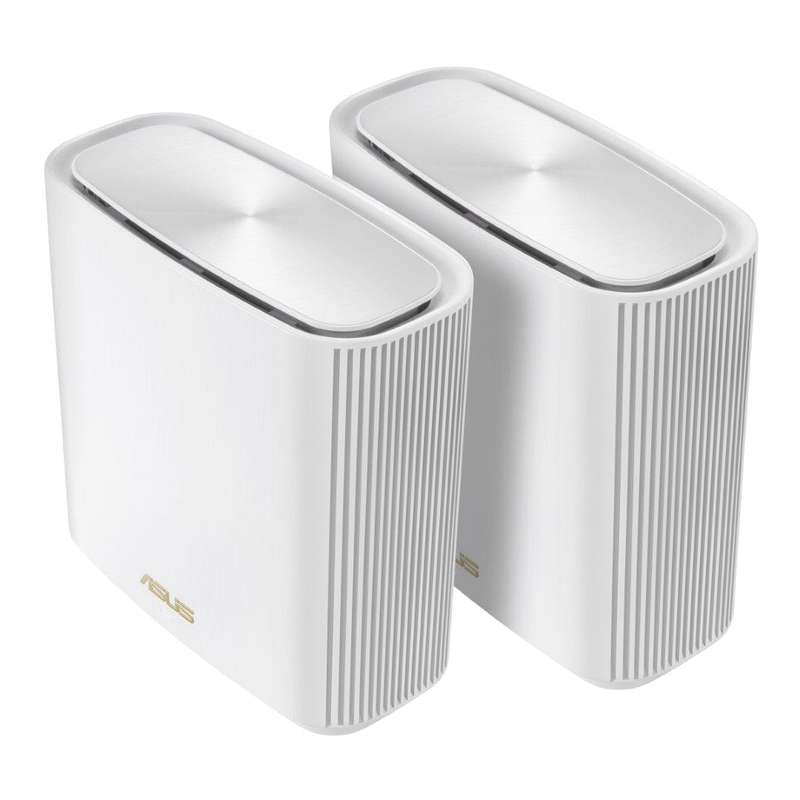 ASUS ZenWiFi XT9 AiMesh AX7800 Access Point - Tri-band 2.4GHz 5GHz and 5GHz Wi-Fi 6 2-pack White ...