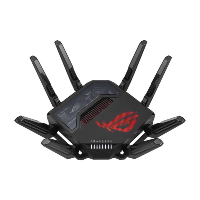 ASUS ROG Rapture GT-BE98 wireless router 10 Gigabit Ethernet Quad-band (2.4 GHz / 5 GHz-1 / 5 GHz...