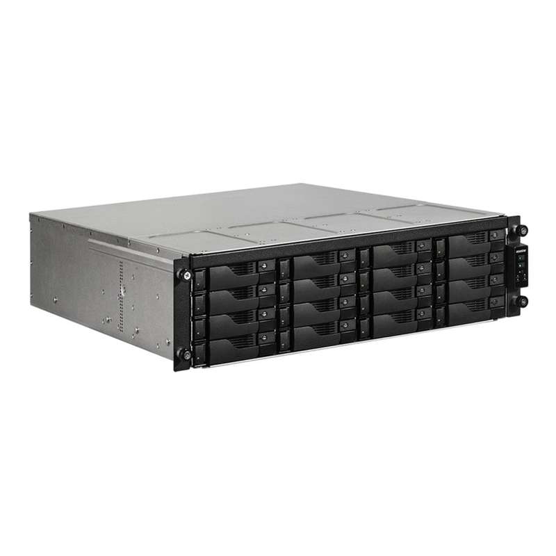 Asustor AS7116RDX NAS Storage 3U Server Rack - Intel Xeon E-2224 8GB RAM No HDD ADM Black 90IX01B...