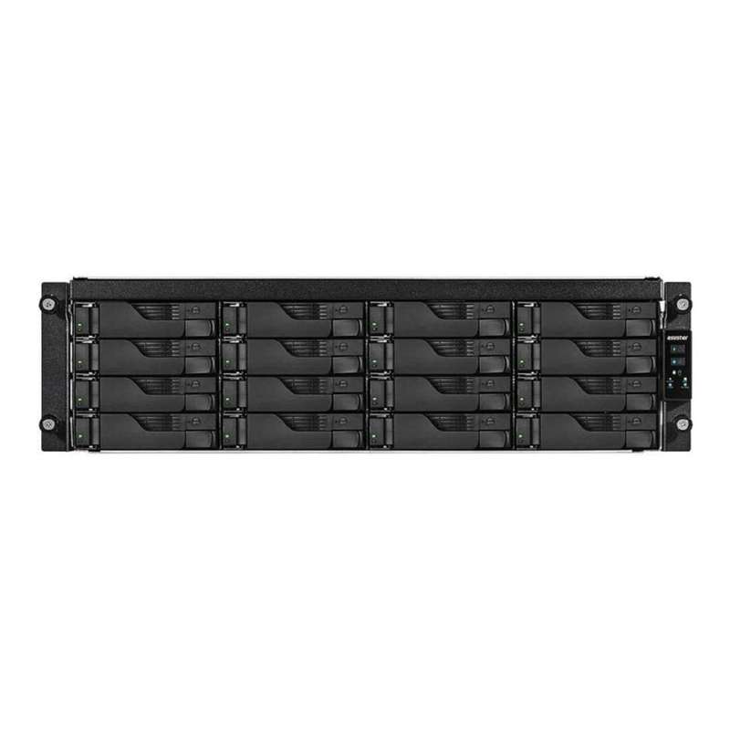 Asustor AS7116RDX NAS Storage 3U Server Rack - Intel Xeon E-2224 8GB RAM No HDD ADM Black 90IX01B...