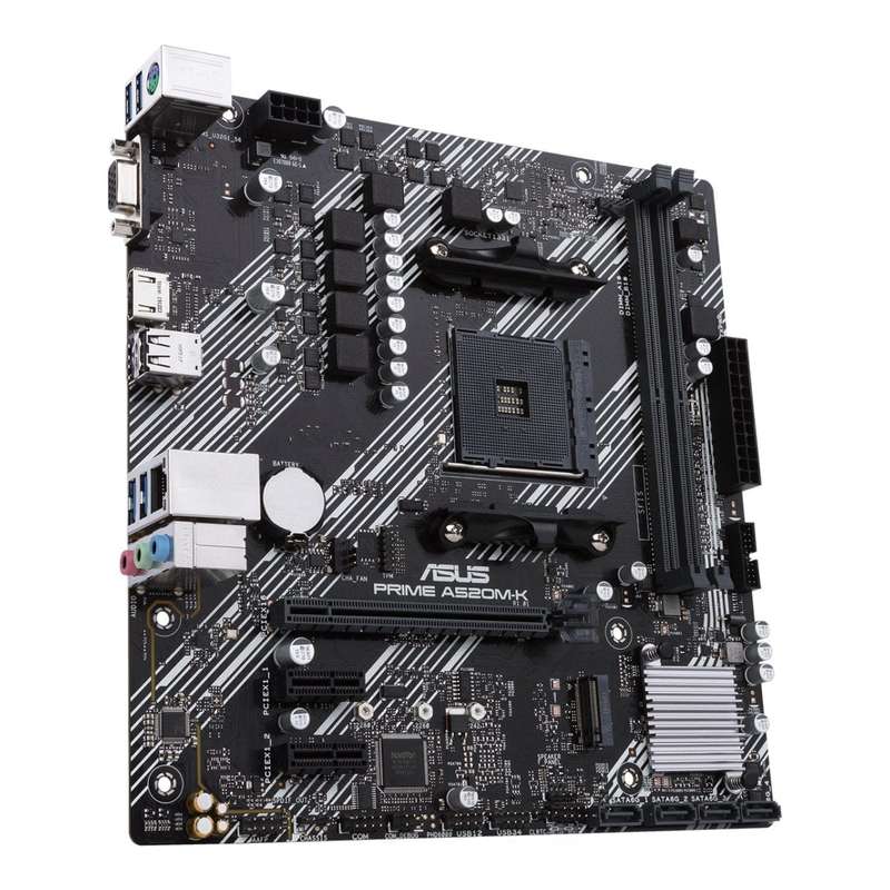Asus PRIME A520M-K AMD Micro ATX Motherboard 90MB1500-M0EAY0