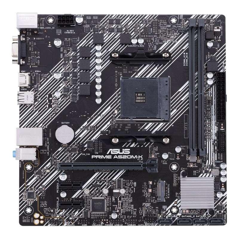 Asus PRIME A520M-K AMD Micro ATX Motherboard 90MB1500-M0EAY0