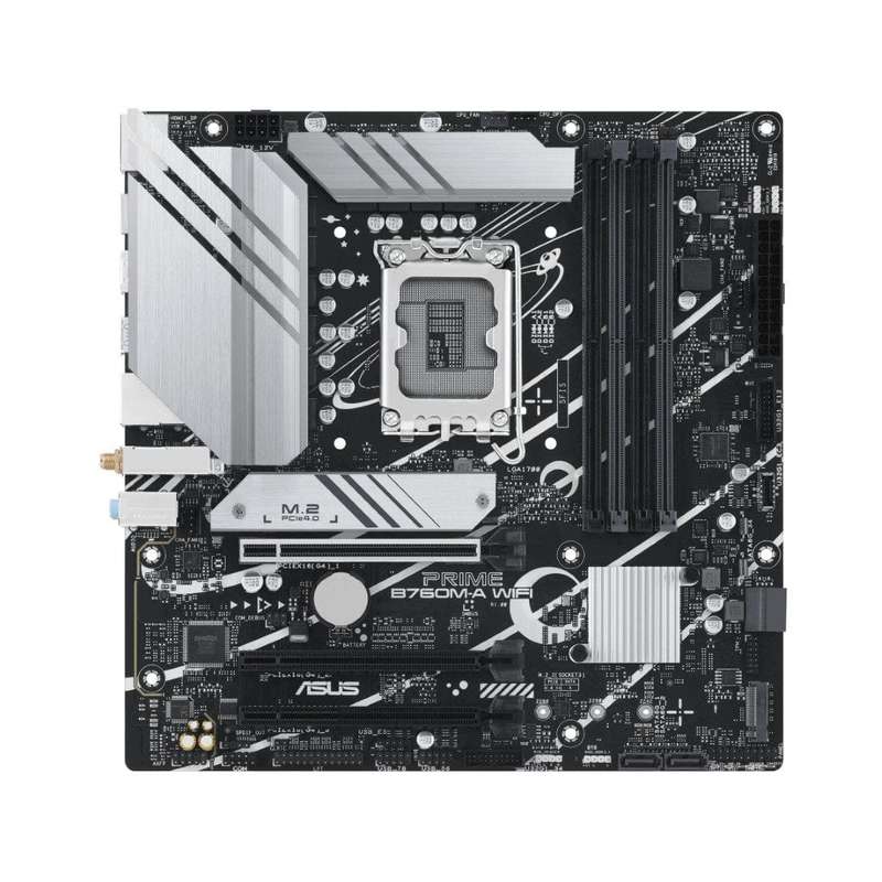 ASUS Prime B760M-A Wi-Fi Intel LGA 1700 micro ATX Motherboard 90MB1EL0-M0EAY0