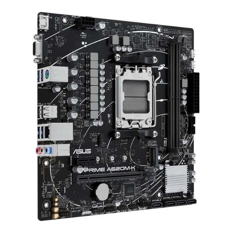 ASUS Prime A620M-K AMD Socket AM5 micro ATX Motherboard 90MB1F40-M0EAY0