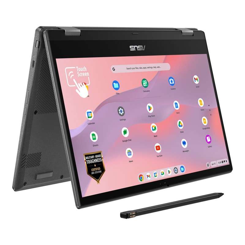 ASUS Chromebook Flip CM1402FMA 14-inch FHD 2-in-1 Laptop - MediaTek Kompanio 520 64GB eMMC 4GB RA...