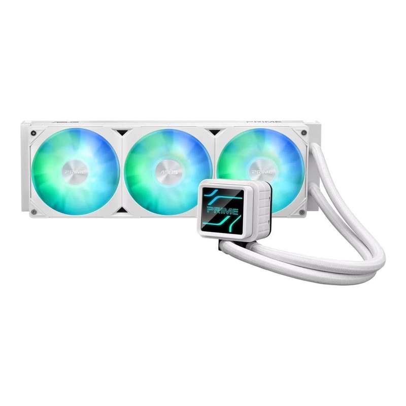 ASUS Prime LC 360 ARGB AIO CPU Liquid Cooler White Edition 90RC0102-B0EAY0