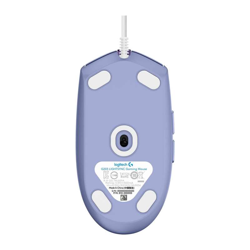 Logitech G G203 Lightsync RGB Gaming Mouse - Lilac 910-005853