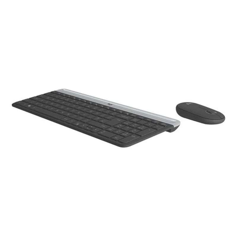 Logitech® MK470 Slim Wireless Keyboard and Mouse Combo  Graphite 920-009182