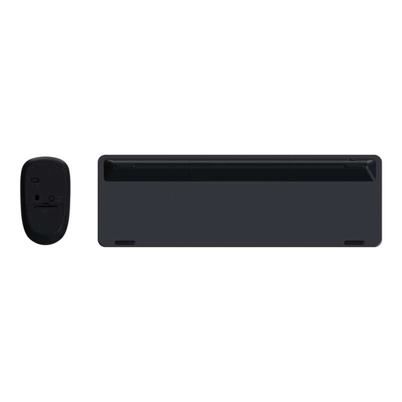 Rapoo 9320M Multi-Mode Ultra Slim Wireless Keyboard and Mouse Combo Black