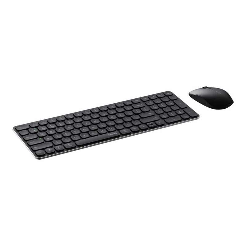 Rapoo 9320M Multi-Mode Ultra Slim Wireless Keyboard and Mouse Combo Black