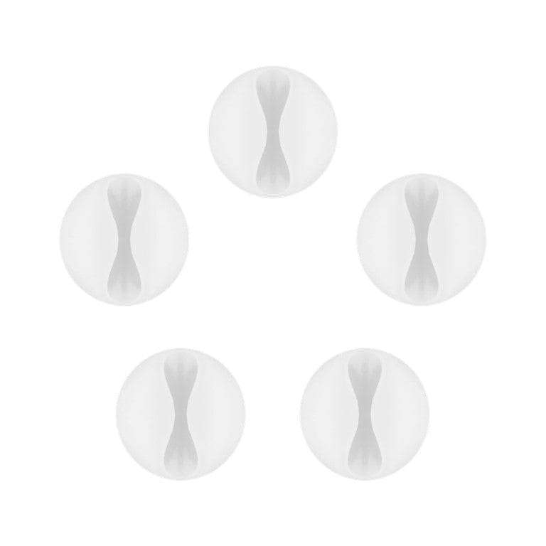 Goobay Cable Management 1-slot 5-piece Set White 95183