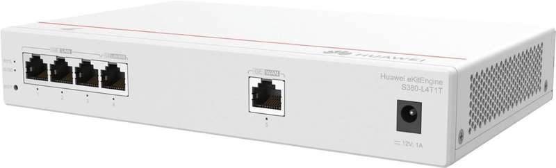 Huawei CloudEngine S380-L4T1T 1xGE WAN port 4xGE LAN ports Gigabit Ethernet Switch - Grey 98012177
