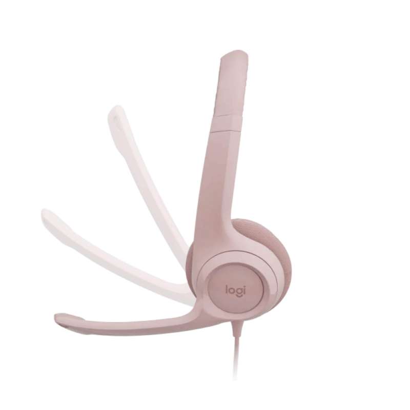 Logitech H390 USB Headset with Noise-Cancelling Mic - Rose 981-001281