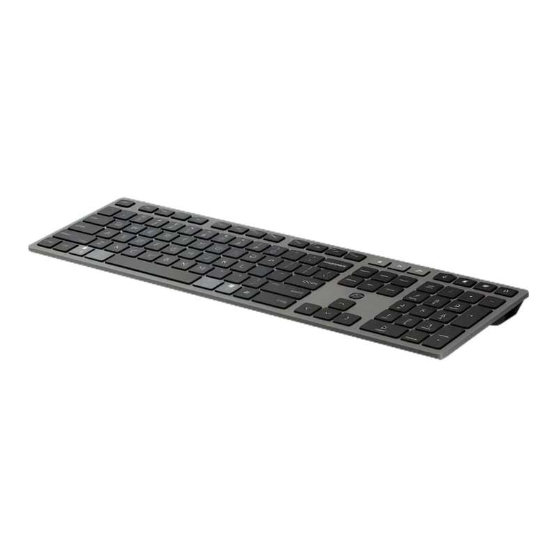 HP 725 Multi-Device Rechargeable Wireless Keyboard and Mouse Combo Black 9T5B0UT