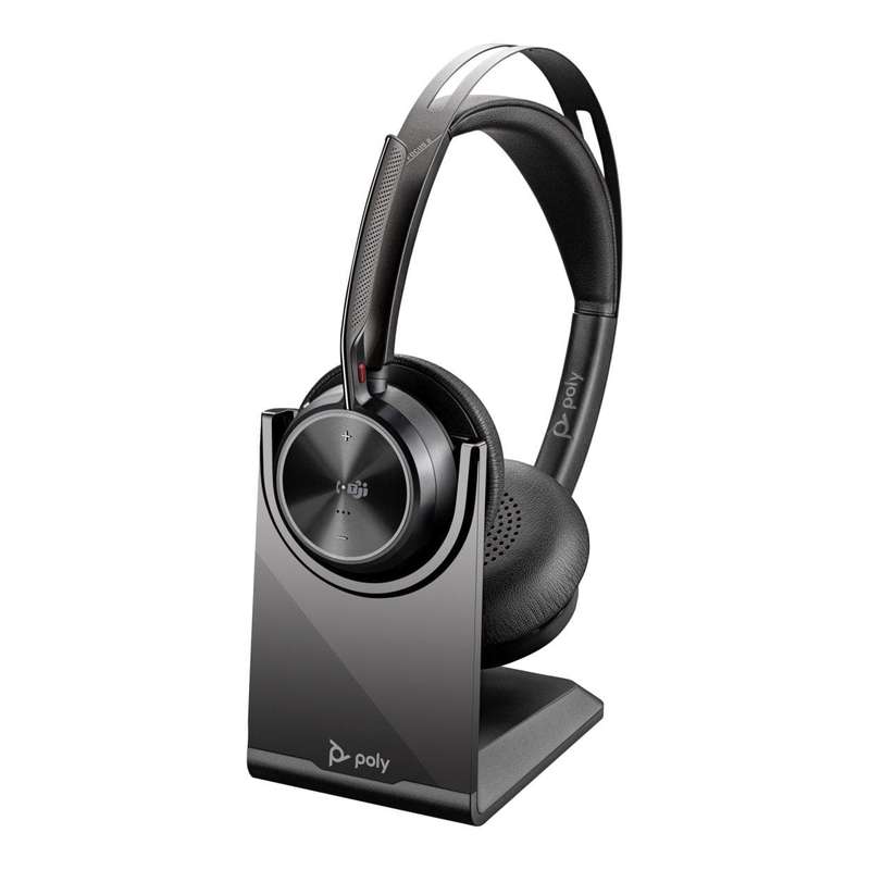 Poly Voyager Focus 2 MT Wired Headset with Charging Stand 9T9J6AA