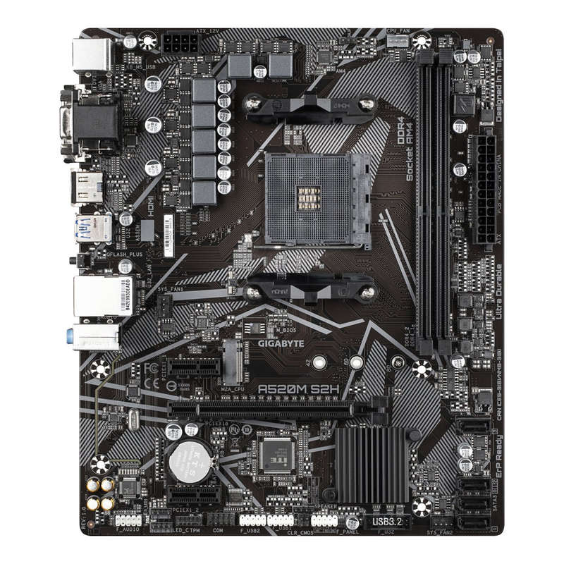 Gigabyte A520M S2H AMD Socket AM4 micro ATX Motherboard A520M S2H