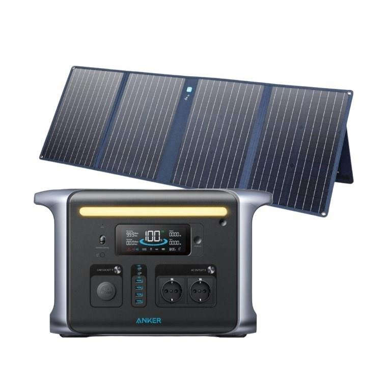 Anker PowerHouse 757 1500W 1229Wh Portable Power Station with 100W Solar Panel A1770311K001