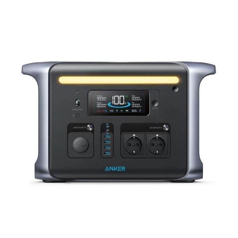 Anker PowerHouse 757 1500W 1229Wh Portable Power Station with 100W Solar Panel A1770311K001