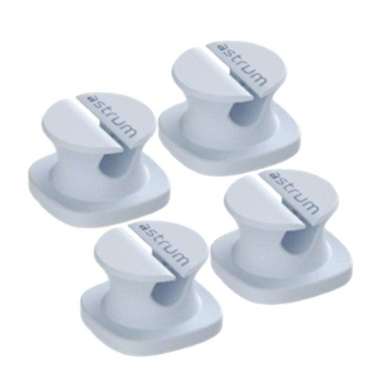 Astrum CO060 Mini Cable Organizer Clips Blue 4-pack A71006-C
