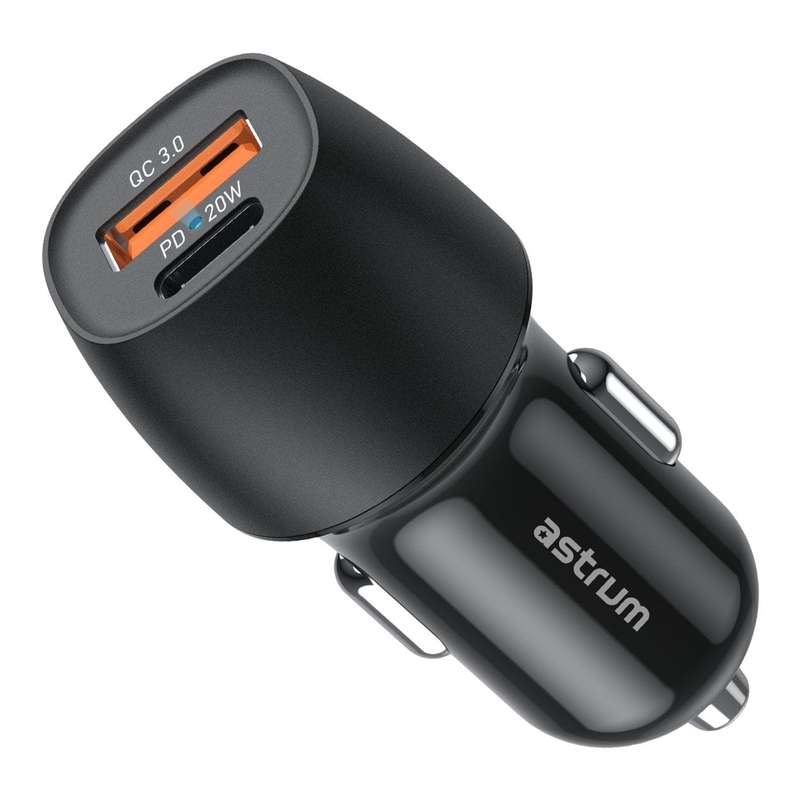 Astrum Pro Go 20W Dual 3A Car Travel Charger A93121AC
