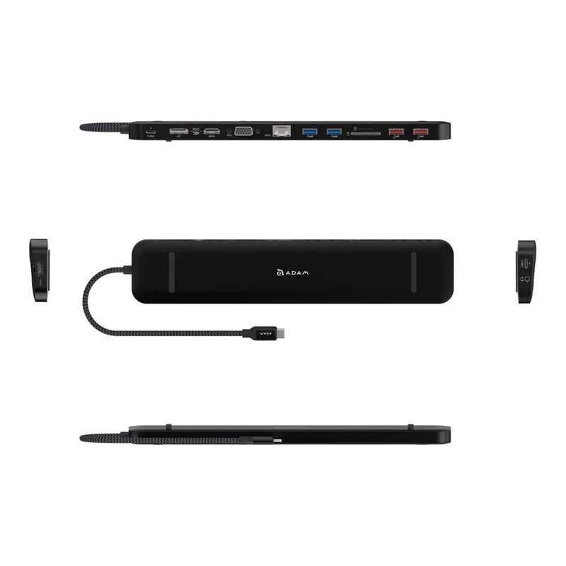 Adam Elements CASA Pro Max 13-in-1 Type-C Hub Black AAPADHUBPROMBK