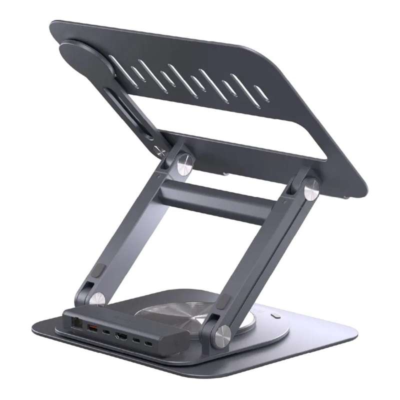 Adam Elements CASA Ultra 6-in-1 Type-C Notebook Hub Stand Grey AAPADHUBSTDUGY