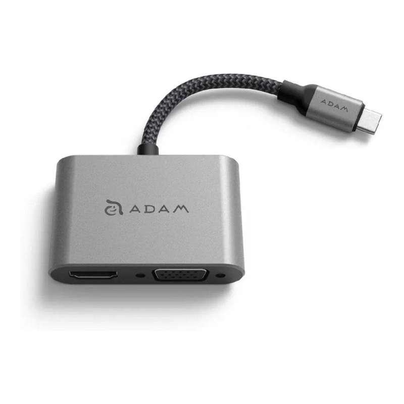 Adam Elements CASA VH1 2-in-1 Type-C Hub Grey AAPADHUBVH1GY