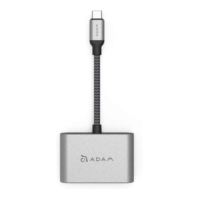 Adam Elements CASA VH1 2-in-1 Type-C Hub Grey AAPADHUBVH1GY