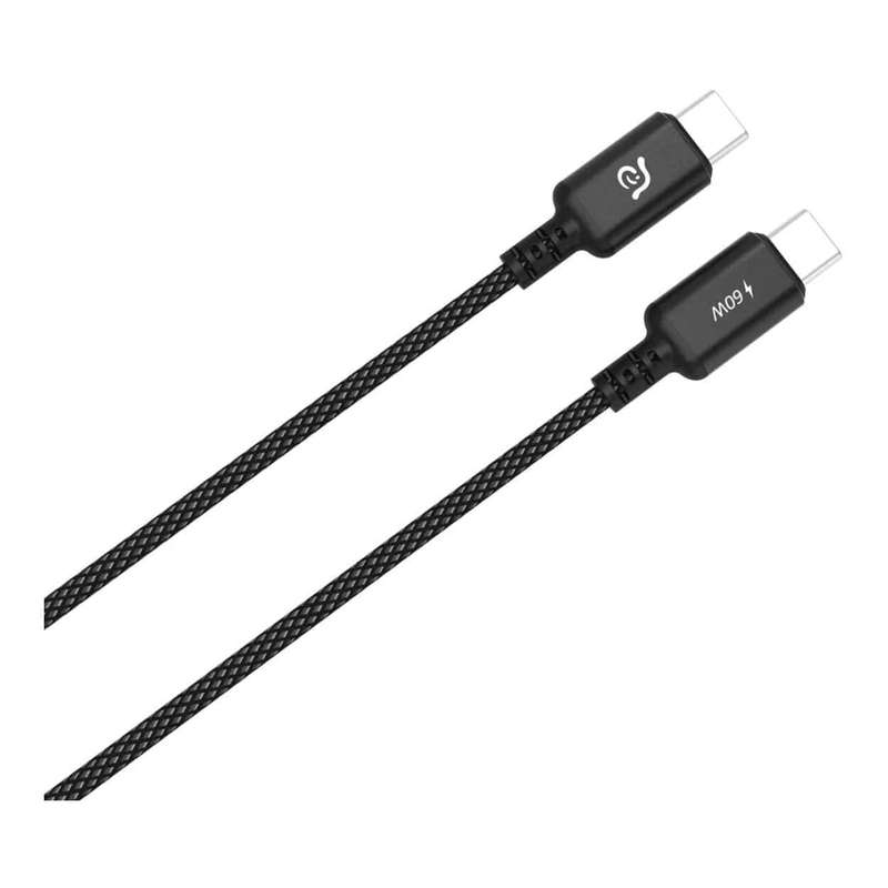 Adam Elements CASA S120 Type-C Male to Male Braided Cable 1.2m Black ACBADS120BK