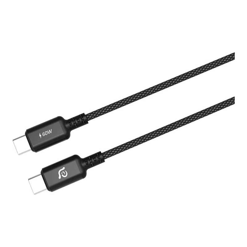 Adam Elements CASA S120 Type-C Male to Male Braided Cable 1.2m Black ACBADS120BK