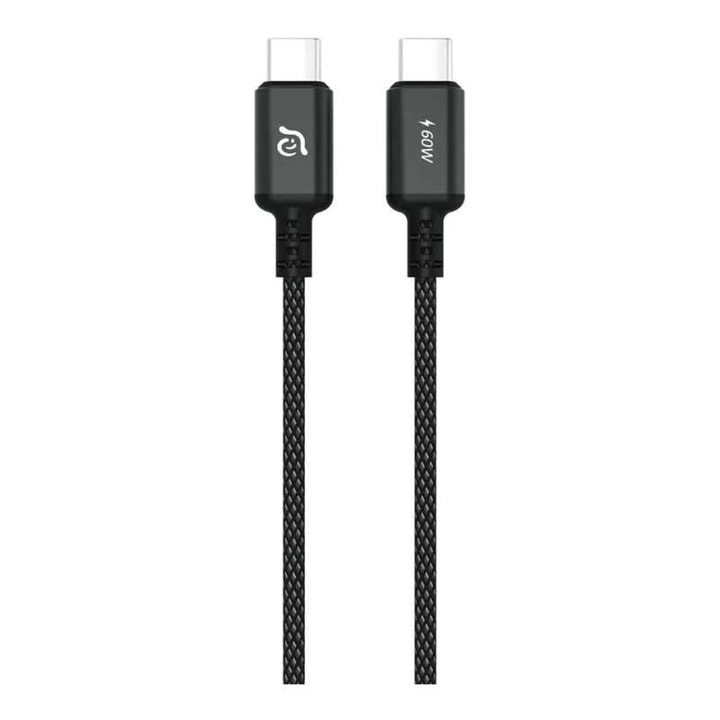 Adam Elements CASA S120 Type-C Male to Male Braided Cable 1.2m Black ACBADS120BK