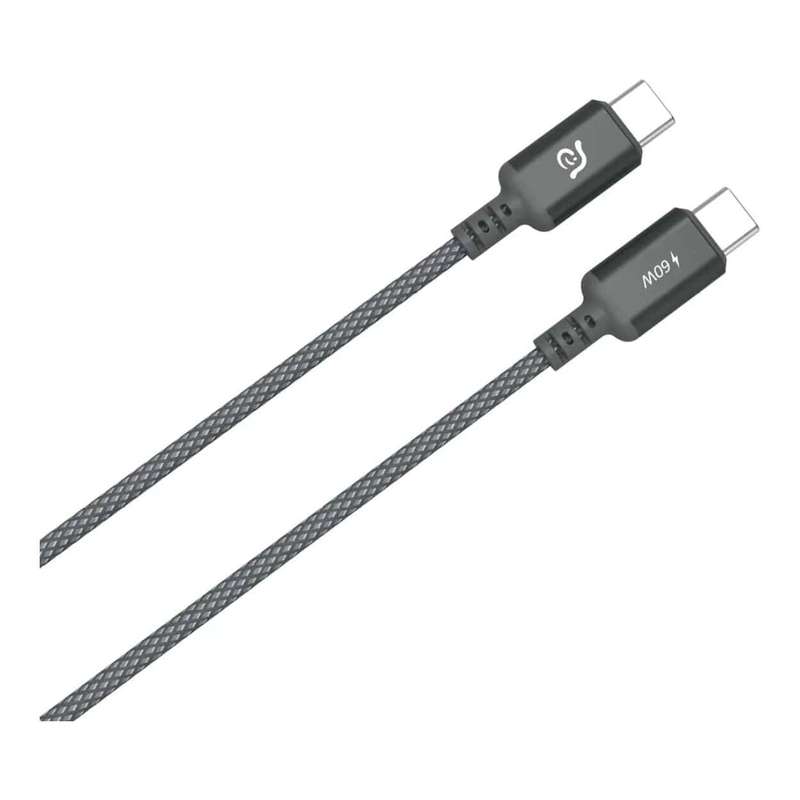 Adam Elements CASA S120 Type-C Male to Male Braided Cable 1.2m Grey ACBADS120GY