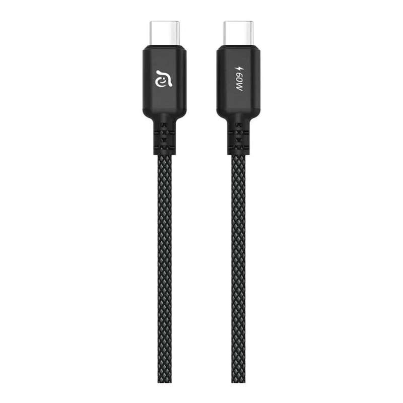 Adam Elements CASA S200 Type-C Male to Male Braided Cable 2m Black ACBADS200BK