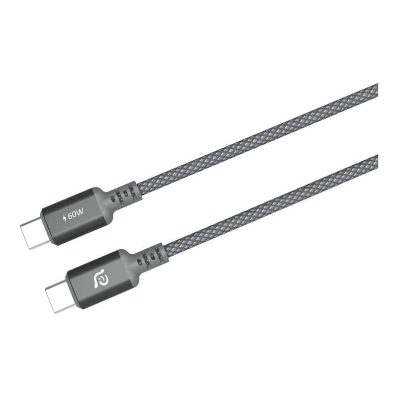 Adam Elements CASA S200 Type-C Male to Male Braided Cable 2m Grey ACBADS200GY